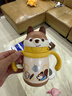 babycare兒童保溫杯嬰兒小松鼠寶寶1-3歲不銹鋼吸管水杯壺學(xué)生上學(xué)300ml 曬單實拍圖