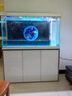 森森（SUNSUN）大型魚缸底過濾水族箱客廳家用落地玻璃生態(tài)金魚缸 【實(shí)時(shí)溫顯+燈控】珍珠白 1.2米長35cm寬 曬單實(shí)拍圖