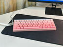 狼蛛（AULA）HERO 68HE磁軸鍵盤(pán)RT電競游戲專(zhuān)用客制化機械鍵盤(pán)鼠標套裝有線(xiàn)RGB網(wǎng)頁(yè)驅動(dòng)fps無(wú)畏契約8K回報率 側刻【黑皇磁軸】粉色 曬單實(shí)拍圖