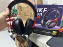 iKF V11 Pro7.1四模無(wú)線(xiàn)游戲耳機頭戴式7.1環(huán)繞音效藍牙有線(xiàn)電競專(zhuān)用三角洲FPS無(wú)畏契約辨位 黑紅色 曬單實(shí)拍圖