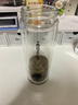 希諾雙層玻璃杯男家用商務(wù)辦公泡茶杯子車載過(guò)濾水杯XN-6702 345mL 曬單實(shí)拍圖
