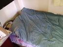 浪莎（langsha）加厚牛奶絨被子冬天雙面絨棉被可拆洗單人加絨保暖10斤秋冬季被芯 羽夢(mèng)-賓利藍【雙面加絨 暖窩神器】 150x200cm 【加絨被套約3斤+被芯4斤】總重約7斤 曬單實(shí)拍圖