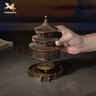 銅師傅《祈年殿(香爐)》客廳 桌面 銅擺件 家居裝飾工藝品 曬單實(shí)拍圖