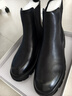 百麗（Belle）切爾西靴男冬季新商場(chǎng)同款增高馬丁短靴A0598DD1 黑單里-A0655(筒高13CM) 43 (265mm) 曬單實(shí)拍圖