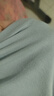 愛(ài)寶適月子服上衣秋冬哺乳衣純棉橫開(kāi)口喂奶衣孕產(chǎn)婦家居服M327藍色XXL 曬單實(shí)拍圖