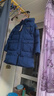 波司登25年冬季羽絨服鴨絨男女兒童5A抗菌中長(cháng)款加厚防寒連帽外套 曬單實(shí)拍圖