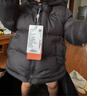 保姆鵝 兒童羽絨服寶寶短款加厚白鴨絨外套男童女童保暖防風(fēng)冬[NG2637] 黑 100 曬單實(shí)拍圖