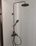 九牧（JOMOO）淋浴花灑全套裝四出水增壓噴槍淋雨器家用洗澡沐浴除垢衛浴花灑 【槍灰色】自動(dòng)除垢花灑36647 曬單實(shí)拍圖