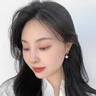 LnieerS925銀針珍珠耳環(huán)女養耳洞耳墜耳釘2025新款輕奢百搭金色耳扣耳飾 【S925銀針】8mm施家珍珠耳環(huán) 曬單實(shí)拍圖