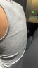 浪莎粗螺紋背心男100%純棉修身薄款夏季跨欄打底汗衫運動(dòng)美式緊身健身 ·【1灰1白】· 純棉粗螺紋 L /170：修身版型建議選大一碼 曬單實(shí)拍圖