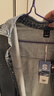 森馬（Semir）森柔牛仔|長(cháng)袖襯衫男復古水洗牛仔外套秋季寬松上衣103524105101 曬單實(shí)拍圖