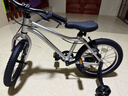Montresor萌獸兒童自行車(chē)男女小孩3-6-7-8歲鋁合金超輕學(xué)生單車(chē)16寸閃光銀 曬單實(shí)拍圖