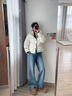 高梵黑金鵝絨服先鋒5.0羽絨服2025年秋冬季新款女士短外套小個(gè)子上衣 鉑金7號 M 115-130斤 飛天鵝絨190g 曬單實(shí)拍圖