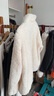 優(yōu)衣庫(kù)【驚喜價(jià)】女裝男裝長(zhǎng)絨搖粒絨拉鏈茄克/長(zhǎng)袖470137 459794 470137/01乳白色 2XL 曬單實(shí)拍圖