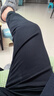 蕉內（Bananain）熱皮503+男士休閑褲保暖防水運動(dòng)紅外發(fā)熱25秋冬款男裝錐形長(cháng)褲子 黑色 L 曬單實(shí)拍圖