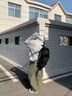 MMOPTOP日系工裝褲子男士秋冬季寬松純棉復古伐木直筒休閑褲8335軍綠L 曬單實(shí)拍圖