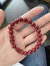 BJYL朱砂手串男士招財貔貅手鏈男女本命年情侶佩戴上岸護身符飾品禮物 雙貔貅--8mm【標準女款】 曬單實(shí)拍圖