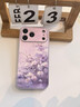 英凱倫適用蘋(píng)果17Promax手機殼鏡頭全包防摔液態(tài)小羊皮iphone16pro時(shí)尚文藝風(fēng)花繁葉茂帶手繩女款保護套 花繁葉茂蘭灰色+短手繩 iphone 17 Pro Max 曬單實(shí)拍圖