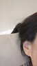 周六福爆閃方糖黃金耳釘耳飾女生日禮物計價(jià)A0913173一對約2.11g 曬單實(shí)拍圖