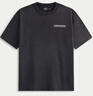 HOLLISTER【焦邁奇同款】25夏新款LOGO棉質(zhì)T恤男裝女裝KI323-5368 黑色 M (180/100A) 曬單實(shí)拍圖