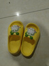 巴布豆（BOBDOG）兒童拖鞋男女童寶寶軟底居家室內外夏季涼拖鞋 黃色 160碼 曬單實(shí)拍圖