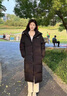 羽絨服女士2024年秋冬潮牌流行韓版時(shí)尚加厚保暖超長(cháng)款情侶裝外套 黑色（男女同款） 3XL （160-180斤左右） 曬單實(shí)拍圖