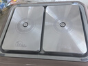美的（Midea）電火鍋火鍋專(zhuān)用鍋多功能鍋料理烤肉鍋分體式多功能一體電鍋0氟鈦陶電煮鍋HGS352866S 曬單實(shí)拍圖
