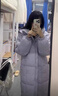 FOX.G女士棉服女冬季外套棉襖棉衣2025年新款女裝秋冬中長(cháng)款衣服派克服 連帽長(cháng)款拉鏈棉服紫色 L 【建議120-140斤】 曬單實(shí)拍圖
