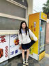 衣品元飛行服外套假兩件女款2025秋季新款寬松美式條紋拼接夾克棒球服 白色 M （95-115）斤 曬單實(shí)拍圖
