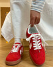 Hummel德訓鞋男2025新款男鞋時(shí)尚刺繡板鞋情侶運動(dòng)鞋戶(hù)外穿百搭休閑女鞋 紅色 39 (245mm) 標準運動(dòng)尺碼 曬單實(shí)拍圖