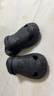 稻草人洞洞鞋男士釣魚(yú)涼鞋工裝戶(hù)外穿運動(dòng)大碼防滑涉水沙灘拖鞋黑 44-45 曬單實(shí)拍圖