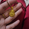 中鑫珠寶喜報(bào)三元古法黃金葫蘆吊墜足金999鏤空福祿掛墜男女款禮物 【多退少補(bǔ)】約8.41g 曬單實(shí)拍圖