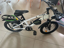 永久兒童自行車(chē)兒童山地自行車(chē)兒童18寸以上兒童單車(chē)兒童 車(chē)燈版|標配白|單速+輻條輪+后座 18寸【適合身高120-150cm】 曬單實(shí)拍圖
