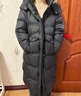 樂(lè )町【商場(chǎng)同款】基礎中長(cháng)款羽絨服冬季新款保暖外套C1ACE4328 黑色 M 曬單實(shí)拍圖