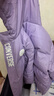 Converse匡威兒童裝新款泡芙柔軟舒適面包服保暖上衣男女童短款連帽羽絨服 月光石紫 150 充絨量約160g 【建議身高140-152cm】 曬單實(shí)拍圖