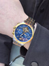勞力士王子瑞士手表男全自動(dòng)機械表商務(wù)鏤空防水夜光飛輪名牌男款表品牌十大 R3296間金藍面 終身質(zhì)保 42mm 曬單實(shí)拍圖