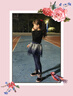 迪士尼愛莎女童打底褲裙褲假兩件春秋兒童褲子女孩裙子SP97674 藏青 130 曬單實拍圖
