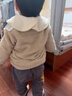 優(yōu)衣庫【驚喜價(jià)】嬰幼兒寶寶長(cháng)絨搖粒絨拉鏈茄克長(cháng)袖外套478434 31 米色 100 曬單實(shí)拍圖