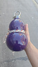 尚明葫蘆杯黑神話(huà)葫蘆水壺保溫杯316不銹鋼運動(dòng)水壺便攜戶(hù)外大容量 紫色(送背帶+吸管) 520ml 曬單實(shí)拍圖