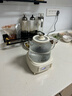 西屋全玻璃養生壺家用嬰兒泡奶多功能恒溫壺辦公室花茶煮茶器燒水壺X12 杏仁白 1.2L （標配） 曬單實(shí)拍圖