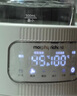 摩飛電器（Morphyrichards）恒溫水壺全玻璃養生壺家用燒水壺多段控溫電熱水壺極速風(fēng)冷沖奶泡奶機MR5602 1.2L 椰奶白 曬單實(shí)拍圖