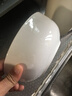 紅牡丹 純白骨瓷餐具陶瓷碗盤(pán)碟白色泡面碗家用米飯碗中式釉下彩碗筷 純白7英寸面碗2個(gè)裝 曬單實(shí)拍圖