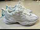 耐克男子輕便老爹鞋冬季緩震支撐運動(dòng)鞋NIKE M2K TEKNO AV4789 101白色/白色/白金色 42 曬單實(shí)拍圖