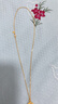 周大福 四方肖邦鏈素鏈黃金項鏈工費32045cm約2.8g F219748 曬單實拍圖