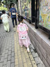 萌乎蝶夢(mèng)漢服女童2025新款夏季兒童寶寶國風(fēng)公主裙超仙襦裙粉色110 曬單實(shí)拍圖