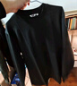 優(yōu)衣庫男裝女裝大師T AIRism棉混紡圓領(lǐng)T恤長(cháng)袖25秋冬新款479781 09 黑色 L 曬單實(shí)拍圖