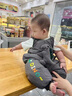 G.DUCKKIDS兒童羽絨褲男童褲子冬季白鴨絨連體背帶褲嬰幼兒保暖外穿長褲女孩 黑色 90 cm建議身高85-95cm 曬單實拍圖