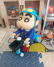 阿呆蠟筆小新騎單車(chē)正品潮玩具手辦桌面擺件動(dòng)漫周邊男女生日禮物 小新騎單車(chē)大號30CM【頂配版】 曬單實(shí)拍圖