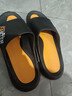 回力運動(dòng)拖鞋男浴室內戶(hù)外減震防滑厚底涼拖鞋HL39651黑黃色44-45碼 曬單實(shí)拍圖