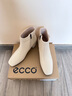 愛(ài)步（ECCO）靴子女 2025新款冬季切爾西靴羊皮中跟厚底方頭女靴 型塑290983 石灰色29098301378 37 曬單實(shí)拍圖